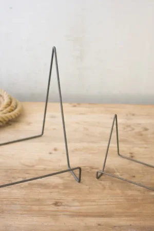 Professional Grade Kalalou Wire Easel With Raw Metal Finish (Set Of 6)