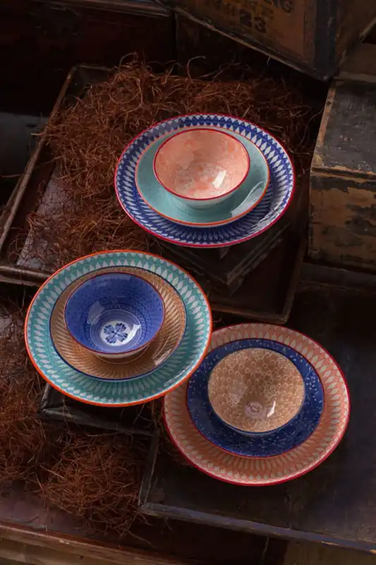 Handmade Assorted Ceramic Bowls - Small Set 4 of By Vagabond Vintage
