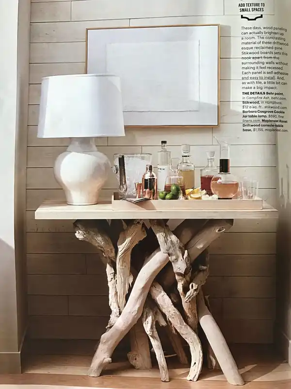 Limited Edition Driftwood Console Table- Bleached, by Artisan Living