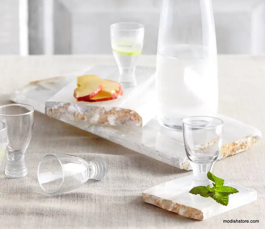 Hot Picks Selenite Collection - Coasters - Serving Slab