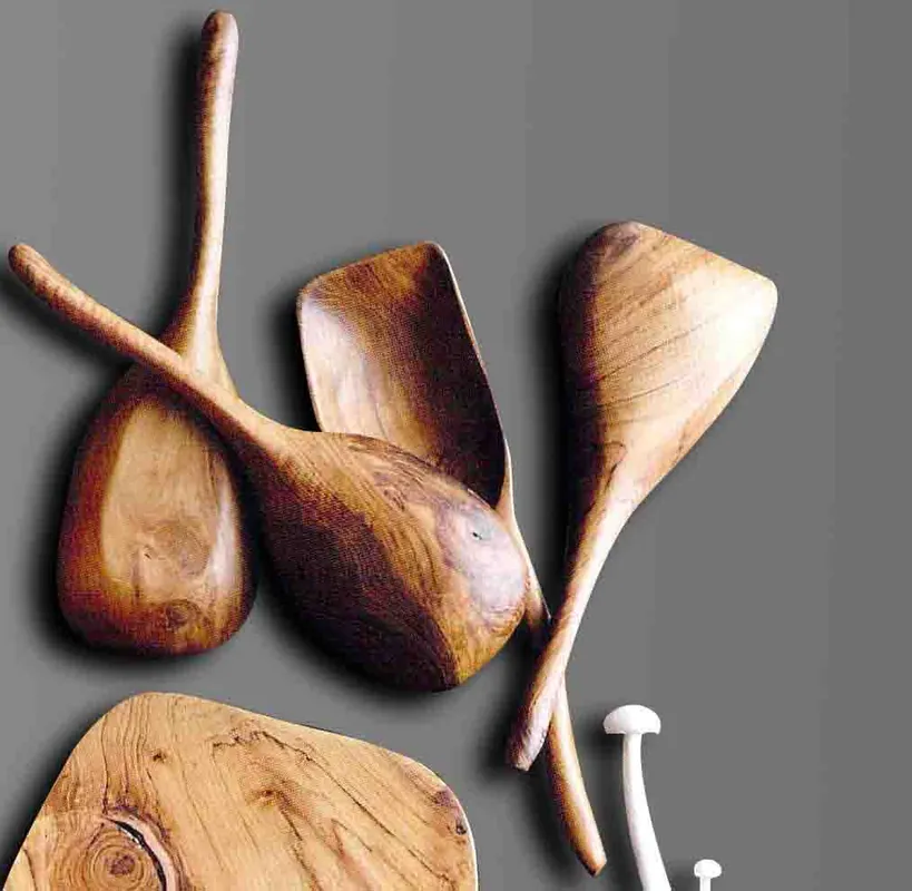 New Arrival Teak Wood Scoops - Set of 4
