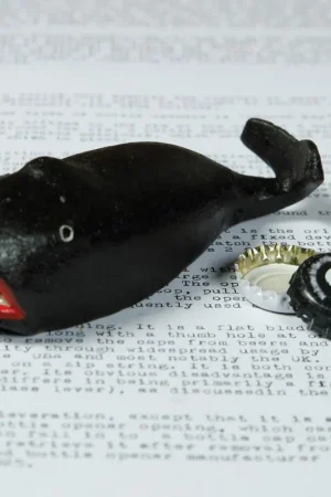 Clearance HomArt Whale Bottle Opener - Natural - Set of 6 -Natural