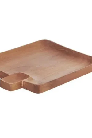 Chiku Platter w/thumb cavity (Set of 2) by Texture Designideas Super Sale