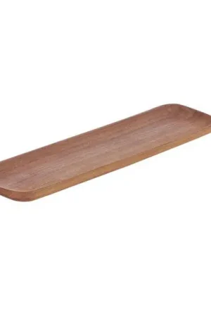 Free Returns Chiku Platter-Thin Rectangle (Set of 4) by Texture Designideas