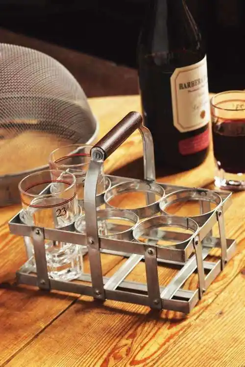 Trending Vagabond Vintage Zinc Glass Caddy - Set of 2