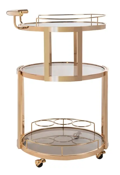 Order Now Safavieh Rio 3 Tier Round Bar Cart And Wine Rack
