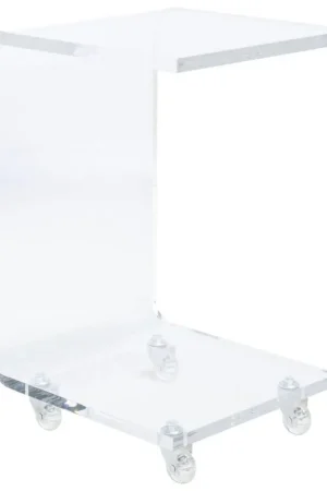 Modern Safavieh Rollins Acrylic Bar Cart - Clear