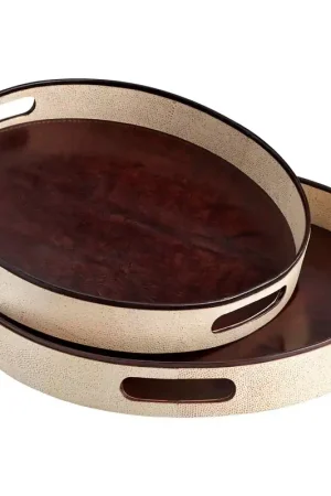 Time-Limited Small Marriot Tray By Cyan Design - Brown-Bronze-Rust