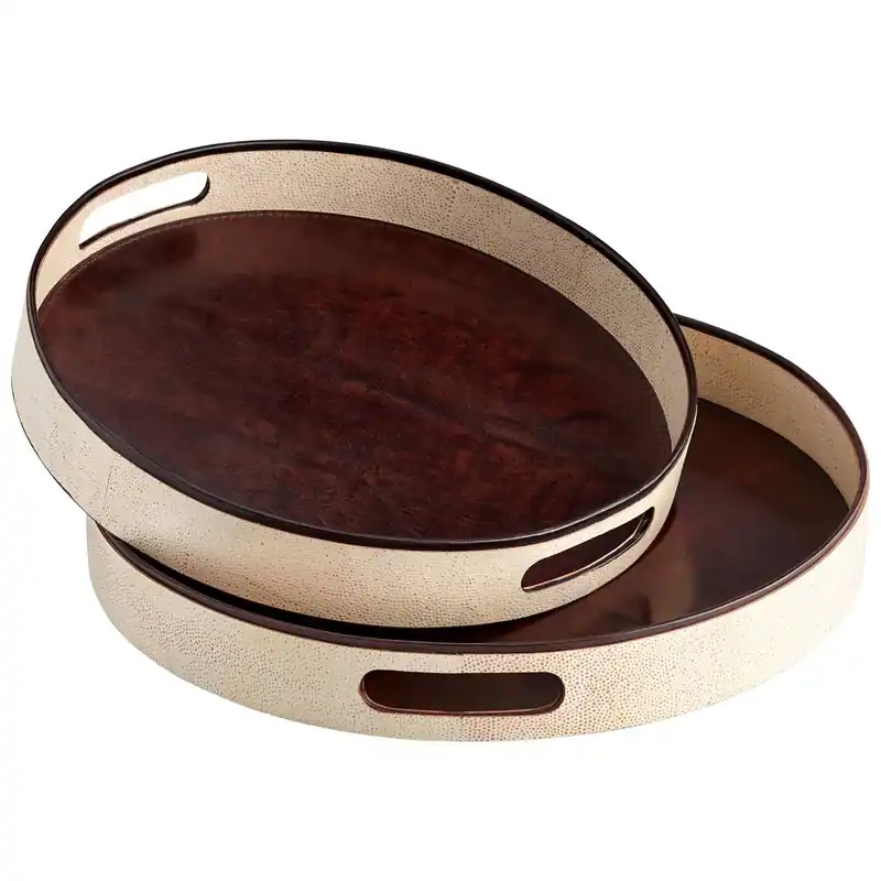 Time-Limited Small Marriot Tray By Cyan Design - Brown-Bronze-Rust