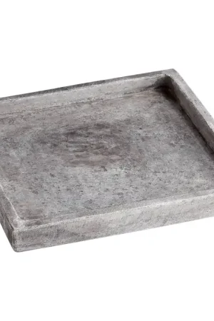 Modern Gryphon Tray By Cyan Design - Silver-Grey-Smoke