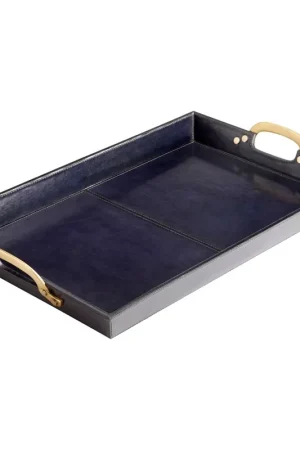Mcqueen Tray By Cyan Design - Blue-Cyan Low Price