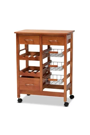 Place Order Baxton Studio Crayton Modern and Contemporary Oak Brown Finished Wood