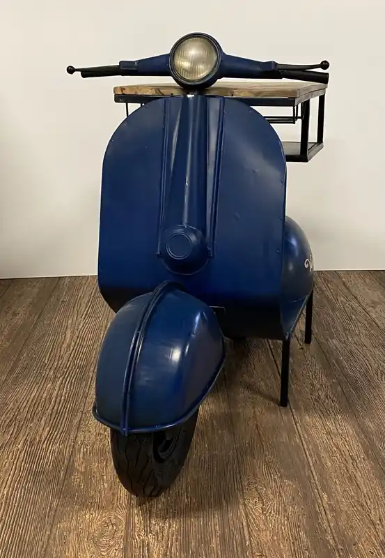Bulk Order Vintage Blue Scooter Bar Cart By Homeroots