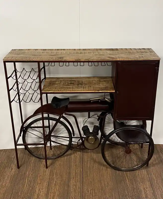 Maroon Tricycle Delivery Bar By Homeroots Holiday Sale
