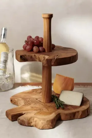 Best Choice Takara Live Edge 2-Tier Riser By Texture Designideas