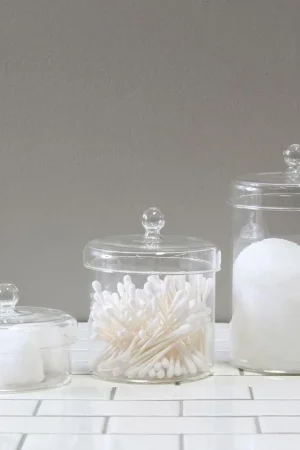 Utility Jar - Clear - Set Of 4 By HomArt Fresh Stock