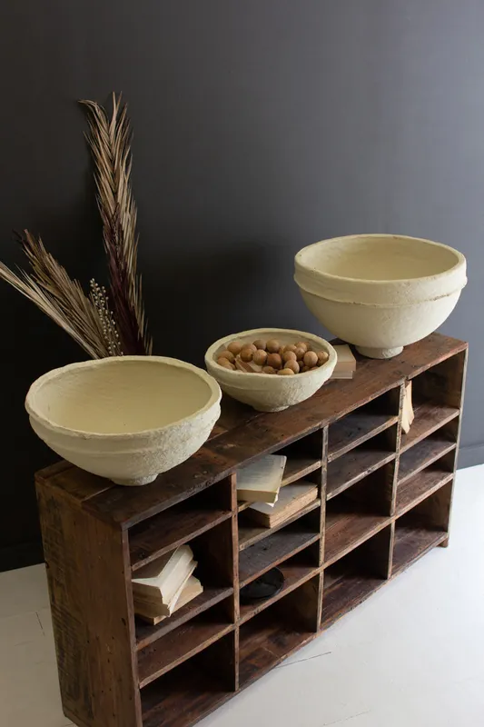 Paper Mache Bowls Set Of 3 By Kalalou Buy Direct