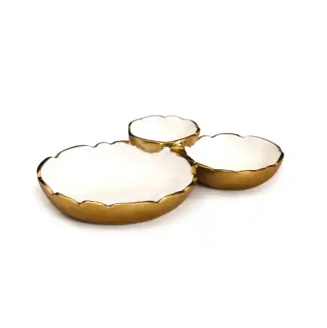 Enamel Trio Bowl Set Of 3 By Tozai Home Last Chance