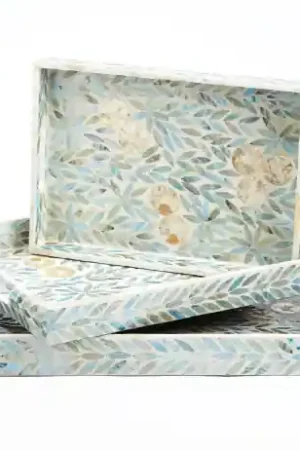 Shop Now Palawan Flower Tray Set Of 9 By Tozai Home
