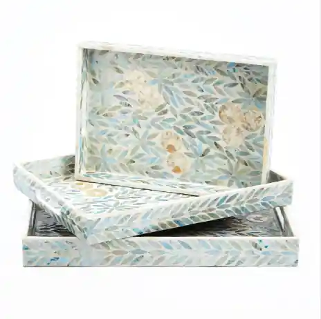 Shop Now Palawan Flower Tray Set Of 9 By Tozai Home
