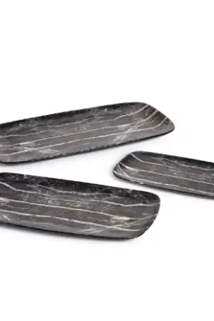 Editor’s Pick Faux Wood Platter Set Of 6 By Tozai Home