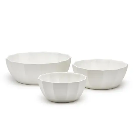 Final Sale Octagonal Bowl Set Of 9 By Tozai Home