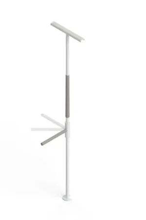 HealthCraft SuperPole White With SuperBar Floor to Ceiling Safety Pole Genuine