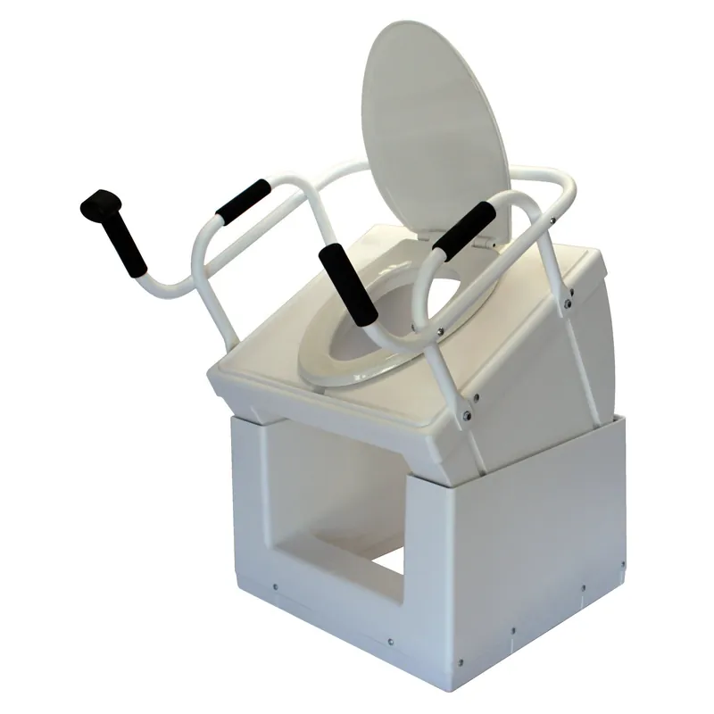 Throne Buttler 37" Powered Toilet Lift Chair With 28" Wide Handle Bar and Upgraded Soft Close Toilet Seat Bargain