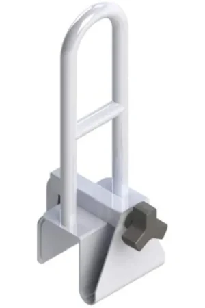 Original HealthCraft Easy Mount White Tub Clamp Rail