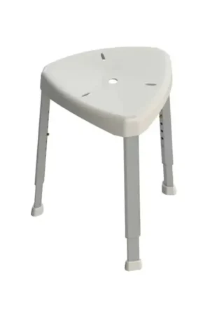 Deal HealthCraft White Height Adjustable Shower Stool