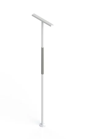 HealthCraft SuperPole White Bariatric Floor to Ceiling Safety Pole Warranty Included