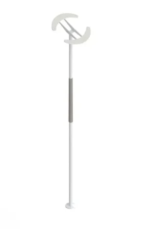 Budget HealthCraft SuperPole White With Angled Ceiling Plate Safety Pole