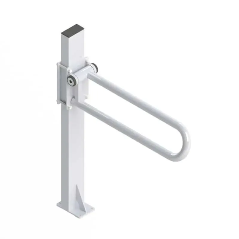 HealthCraft PT Rail White Floor Mast Crafted