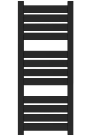 Amba Vega V2356 12-Panel Matte Black Hardwired Towel Warmer Mega Sale