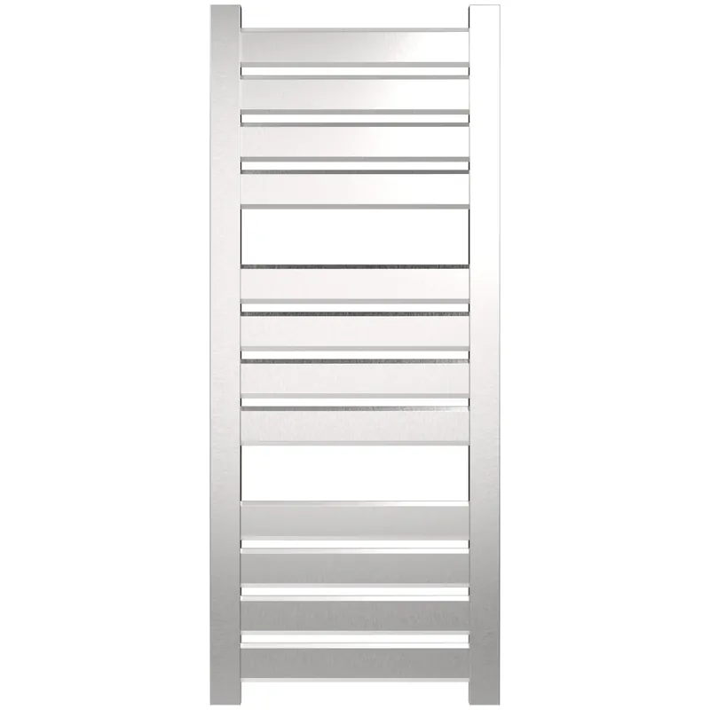 Crafted Amba Vega V2356 12-Panel Brushed Stainless Steel Hardwired Towel Warmer