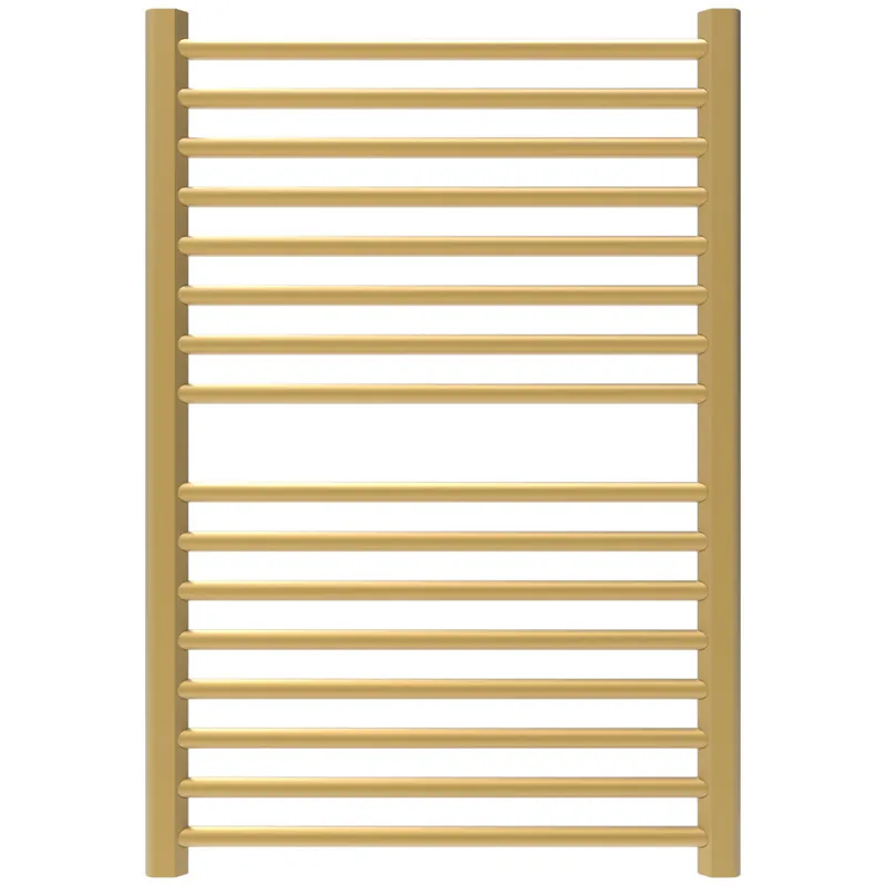 Last Chance Amba Sirio S2942 16-Bar Satin Brass Hardwired Towel Warmer