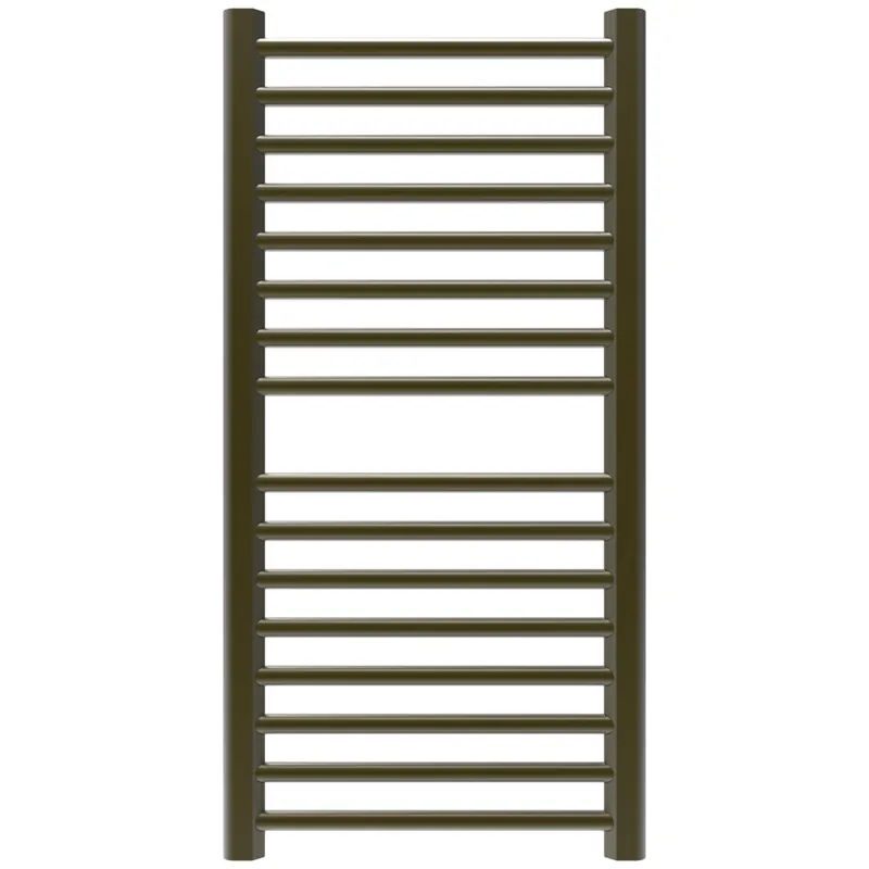 Amba Sirio S2142 16-Bar Brushed Bronze Hardwired Towel Warmer Modern