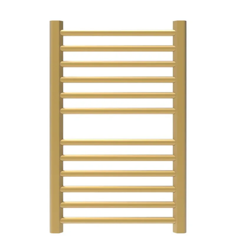 Money Back Guarantee Amba Sirio S2132 12-Bar Satin Brass Hardwired Towel Warmer
