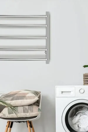 Costway Electric Heated Towel Warmer Wall Mount Drying Rack 304 Stainless Steel Buy Direct