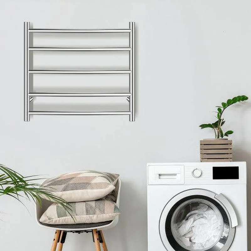 Costway Electric Heated Towel Warmer Wall Mount Drying Rack 304 Stainless Steel Buy Direct