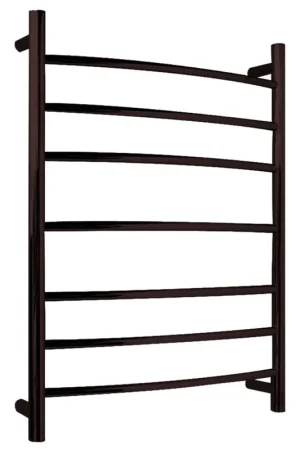 ANZZI Gown Series 7-Bar Stainless Steel Oil Rubbed Bronze Wall-Mounted Electric Towel Warmer Rack in Price Drop