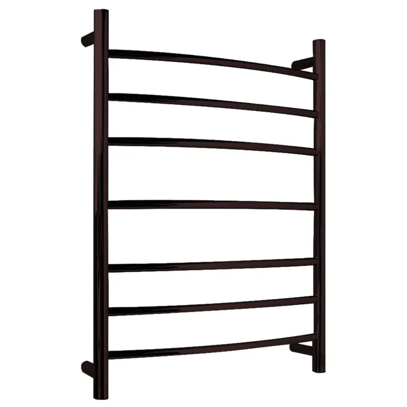 ANZZI Gown Series 7-Bar Stainless Steel Oil Rubbed Bronze Wall-Mounted Electric Towel Warmer Rack in Price Drop