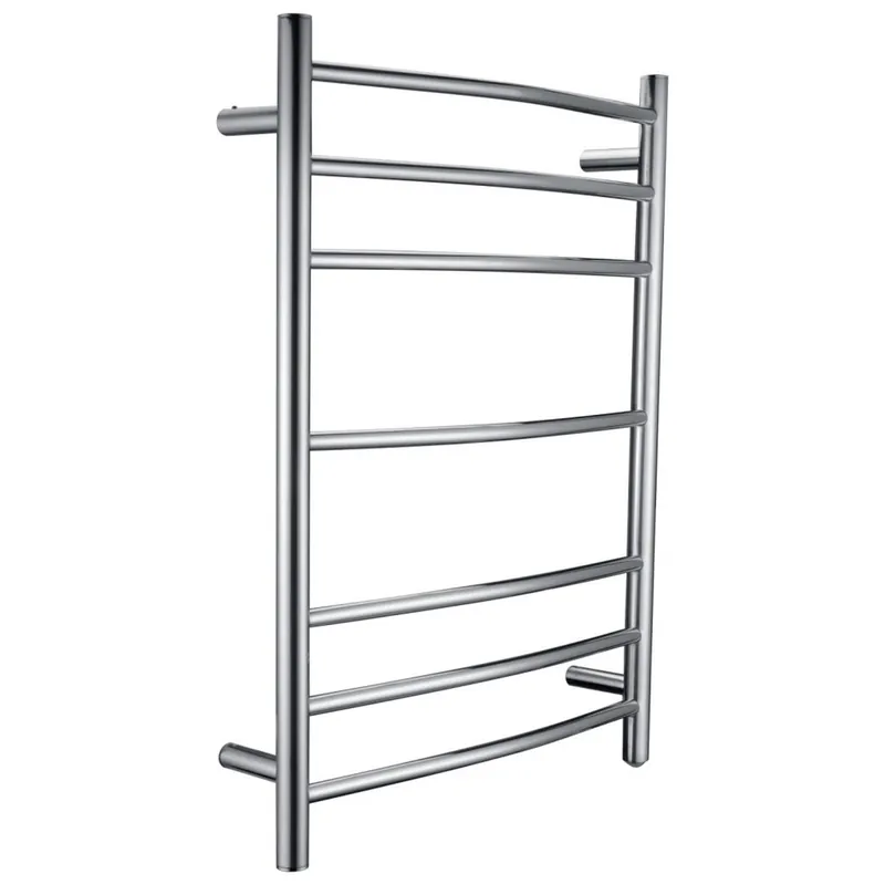 ANZZI Gown Series 7-Bar Stainless Steel Polished Chrome Wall-Mounted Electric Towel Warmer Rack Grab Now