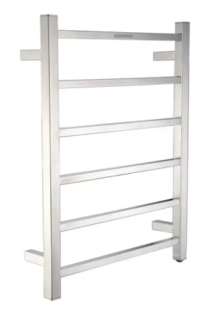 Trusted Brand ANZZI Charles Series 6-Bar Stainless Steel Brushed Nickel Wall-Mounted Electric Towel Warmer Rack