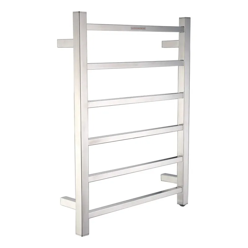 Trusted Brand ANZZI Charles Series 6-Bar Stainless Steel Brushed Nickel Wall-Mounted Electric Towel Warmer Rack