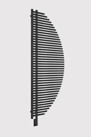 Cozy in Paris Atlas 24" x 63" 800 W 916 BTU Black Electrical Heating Wall-Mounted Towel Warmer Limited Offer