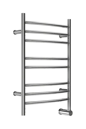 MrSteam Metro Collection 31" x 20" x 5" Stainless Steel Polished in 8-Bar Wall-Mounted Electric Towel Warmer with Digital Timer Viral