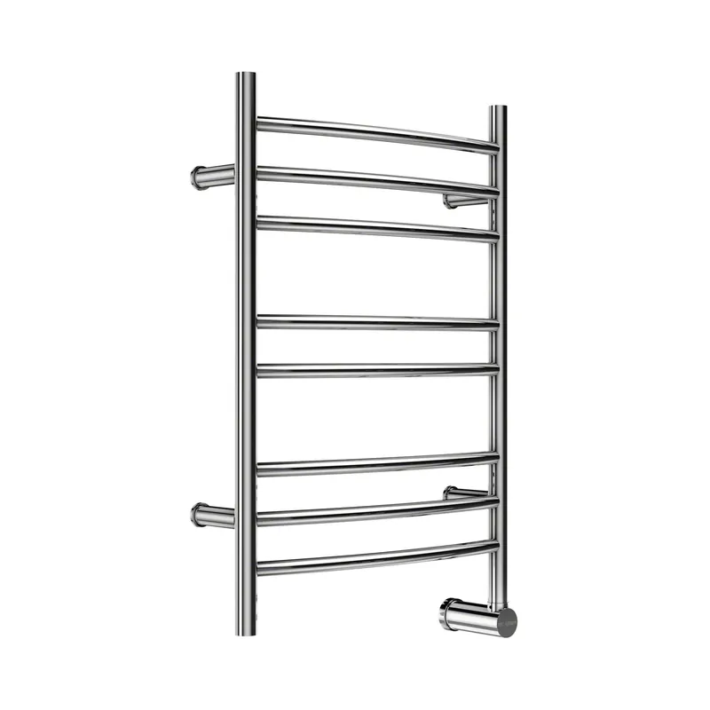 MrSteam Metro Collection 31" x 20" x 5" Stainless Steel Polished in 8-Bar Wall-Mounted Electric Towel Warmer with Digital Timer Viral