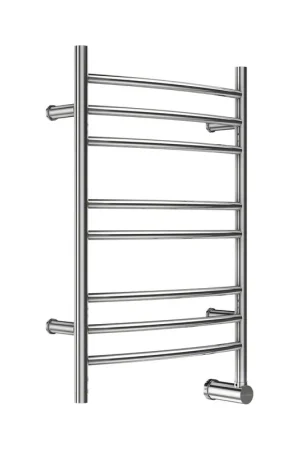 Trusted Brand MrSteam Metro Collection 31" x 20" x 5" Stainless Steel Brushed in 8-Bar Wall-Mounted Electric Towel Warmer with Digital Timer
