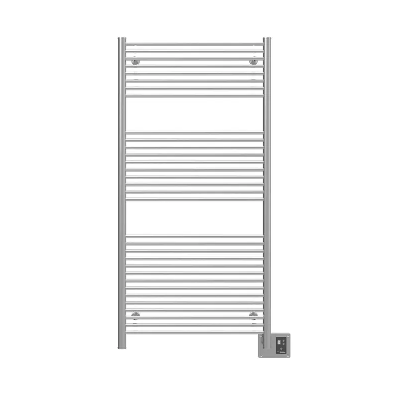 Buy Today Amba Antus 32" x 58" 32-Bar Harwired Towel Warmer in Polished Stainless Steel